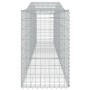 Galvanized iron arch-shaped gabion basket 400x50x80/100cm by vidaXL, Pots and planters - Ref: Foro24-153414, Price: 107,48 €,...