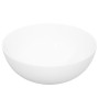 Round white ceramic washbasin 36x15 cm by vidaXL, Sinks - Ref: Foro24-153343, Price: 55,24 €, Discount: %