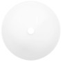 Round white ceramic washbasin 36x15 cm by vidaXL, Sinks - Ref: Foro24-153343, Price: 55,24 €, Discount: %