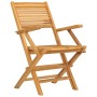 Folding garden chairs 4 pcs solid teak wood 55x62x90 cm by vidaXL, Garden chairs - Ref: Foro24-3155067, Price: 273,24 €, Disc...