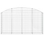 Cesta gaviones forma arco hierro galvanizado 200x30x100/120 cm de vidaXL, Maceteros y jardineras - Ref: Foro24-153465, Precio...