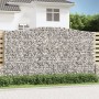 Cesta gaviones forma arco hierro galvanizado 400x50x220/240 cm de vidaXL, Maceteros y jardineras - Ref: Foro24-153421, Precio...