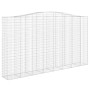 Cesta gaviones forma arco hierro galvanizado 400x50x220/240 cm de vidaXL, Maceteros y jardineras - Ref: Foro24-153421, Precio...