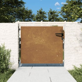 Puerta de jardín acero corten 85x100 cm de vidaXL, Puertas de jardín - Ref: Foro24-153257, Precio: 130,99 €, Descuento: %