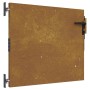 Puerta de jardín acero corten 85x100 cm de vidaXL, Puertas de jardín - Ref: Foro24-153257, Precio: 130,49 €, Descuento: %