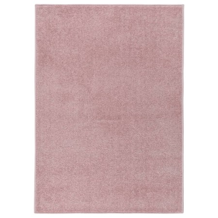 Alfombra de pelo corto rosa 120x170 cm de vidaXL, Alfombras - Ref: Foro24-340363, Precio: 46,80 €, Descuento: %