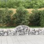 Galvanized iron arch-shaped gabion basket 200x50x40/60 cm by vidaXL, Pots and planters - Ref: Foro24-153492, Price: 40,61 €, ...