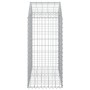 Galvanized iron arch-shaped gabion basket 100x50x100/120 cm by vidaXL, Pots and planters - Ref: Foro24-153435, Price: 38,51 €...