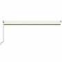 Automatisches Markisentuch mit LED-Windsensor Creme 600x350 cm von vidaXL, Markisen - Ref: Foro24-3069252, Preis: 1,00 €, Rab...