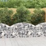 Galvanized iron arch-shaped gabion basket 150x30x60/80 cm by vidaXL, Pots and planters - Ref: Foro24-153443, Price: 35,99 €, ...