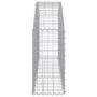 Galvanized iron arch-shaped gabion basket 150x30x60/80 cm by vidaXL, Pots and planters - Ref: Foro24-153443, Price: 35,99 €, ...