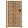 Puerta de jardín acero corten diseño cuadrado 105x205 cm de vidaXL, Puertas de jardín - Ref: Foro24-153255, Precio: 301,48 €,...