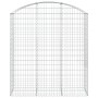 Cesta gaviones forma arco hierro galvanizado 150x50x160/180 cm de vidaXL, Maceteros y jardineras - Ref: Foro24-153458, Precio...