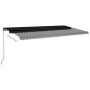 Toldo automático LED sensor de viento gris antracita 600x350 cm de vidaXL, Toldos - Ref: Foro24-3069894, Precio: 1,00 €, Desc...