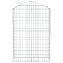 Cesta gaviones forma arco hierro galvanizado 100x30x140/160 cm de vidaXL, Maceteros y jardineras - Ref: Foro24-153427, Precio...