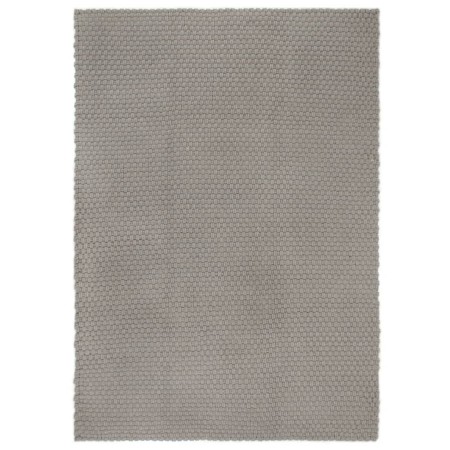 Alfombra rectangular algodón gris 160x230 cm de vidaXL, Alfombras - Ref: Foro24-345122, Precio: 83,31 €, Descuento: %