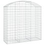 Cesta gaviones forma arco hierro galvanizado 150x50x140/160 cm de vidaXL, Maceteros y jardineras - Ref: Foro24-153457, Precio...