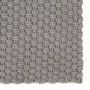 Alfombra rectangular algodón gris 160x230 cm de vidaXL, Alfombras - Ref: Foro24-345122, Precio: 83,31 €, Descuento: %