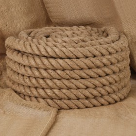 Jute rope 10 m long and 40 mm thick by vidaXL, Ropes and metal cords - Ref: Foro24-153776, Price: 67,14 €, Discount: %