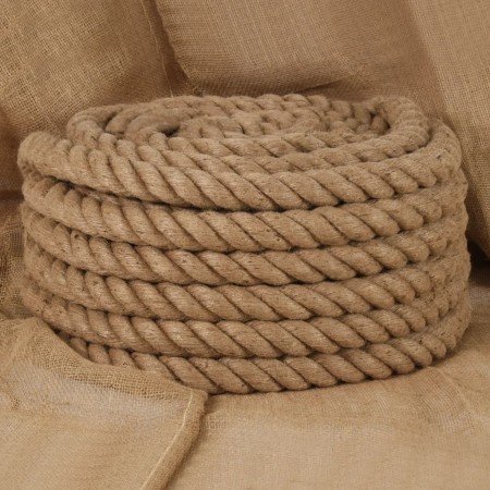 Jute rope 10 m long and 40 mm thick by vidaXL, Ropes and metal cords - Ref: Foro24-153776, Price: 82,69 €, Discount: %