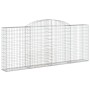 Cesta gaviones forma arco hierro galvanizado 300x30x120/140 cm de vidaXL, Maceteros y jardineras - Ref: Foro24-153506, Precio...