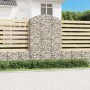 Gabion Korbbogen Form verzinktes Eisen 150x50x220/240 cm von vidaXL, Töpfe und Pflanzgefäße - Ref: Foro24-153461, Preis: 86,9...