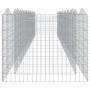 Galvanized iron arch shaped gabion bed 800x100x100cm by vidaXL, Pots and planters - Ref: Foro24-153557, Price: 290,99 €, Disc...