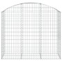 Gabion Korbbogen Form verzinktes Eisen 150x50x120/140 cm von vidaXL, Töpfe und Pflanzgefäße - Ref: Foro24-153456, Preis: 57,1...