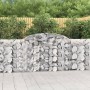 Cesta gaviones forma arco hierro galvanizado 300x30x100/120 cm de vidaXL, Maceteros y jardineras - Ref: Foro24-153505, Precio...