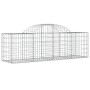 Cesta de gaviones forma arco hierro galvanizado 200x50x60/80 cm de vidaXL, Maceteros y jardineras - Ref: Foro24-153493, Preci...