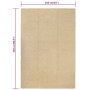 Alfombra rectangular algodón natural 160x230 cm de vidaXL, Alfombras - Ref: Foro24-345112, Precio: 84,01 €, Descuento: %