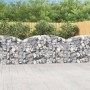 Cesta gaviones forma arco hierro galvanizado 200x50x100/120 cm de vidaXL, Maceteros y jardineras - Ref: Foro24-153475, Precio...