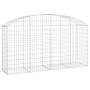 Cesta gaviones forma arco hierro galvanizado 200x50x100/120 cm de vidaXL, Maceteros y jardineras - Ref: Foro24-153475, Precio...