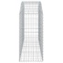 Cesta gaviones forma arco hierro galvanizado 200x50x100/120 cm de vidaXL, Maceteros y jardineras - Ref: Foro24-153475, Precio...