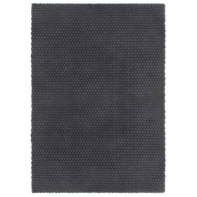 Alfombra rectangular algodón gris antracita 80x160 cm de vidaXL, Alfombras - Ref: Foro24-345115, Precio: 32,99 €, Descuento: %