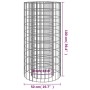 Galvanized iron gabion brazier Ø50 cm by vidaXL, Chimneys - Ref: Foro24-153559, Price: 48,99 €, Discount: %