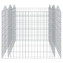 Galvanized iron arch shaped gabion flowerbed 200x100x100cm by vidaXL, Pots and planters - Ref: Foro24-153554, Price: 124,99 €...