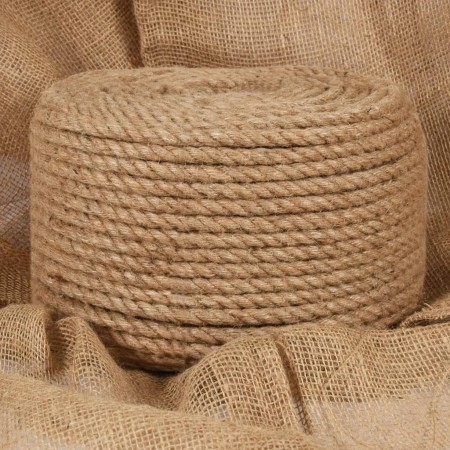 Jute rope 50 m long and 12 mm thick by vidaXL, Ropes and metal cords - Ref: Foro24-153754, Price: 38,47 €, Discount: %