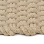 Rectangular natural cotton rug 80x160 cm by vidaXL, Rugs - Ref: Foro24-345110, Price: 44,01 €, Discount: %