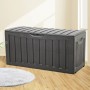 Black polypropylene storage box 118x53x57 cm by vidaXL, Storage baskets - Ref: Foro24-153887, Price: 83,80 €, Discount: %