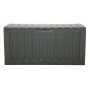 Black polypropylene storage box 118x53x57 cm by vidaXL, Storage baskets - Ref: Foro24-153887, Price: 83,80 €, Discount: %