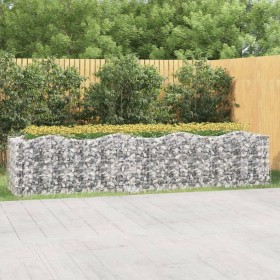 Galvanized iron arch shaped gabion flower bed 400x100x100cm by vidaXL, Pots and planters - Ref: Foro24-153555, Price: 138,80 ...