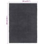 Rectangular anthracite cotton rug 200x300 cm by vidaXL, Rugs - Ref: Foro24-345119, Price: 157,99 €, Discount: %