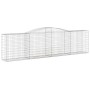 Cesta gaviones forma arco hierro galvanizado 400x50x100/120 cm de vidaXL, Maceteros y jardineras - Ref: Foro24-153535, Precio...