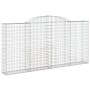 Cesta gaviones forma arco hierro galvanizado 300x30x140/160 cm de vidaXL, Maceteros y jardineras - Ref: Foro24-153507, Precio...