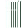 Green galvanized steel wire fence 1.1x10 m by vidaXL, fence panels - Ref: Foro24-154082, Price: 69,93 €, Discount: %