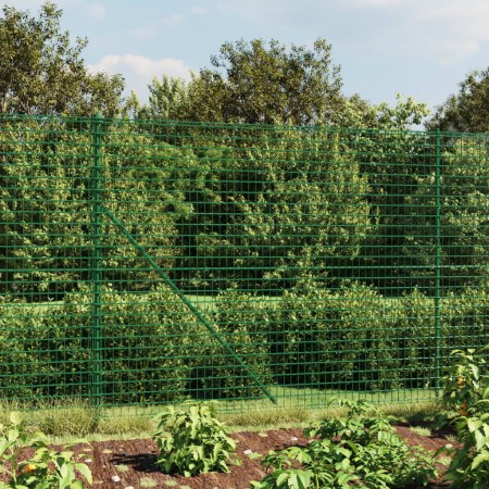 Wire fence with anchor spikes green 2x10 m by vidaXL, fence panels - Ref: Foro24-154102, Price: 170,99 €, Discount: %