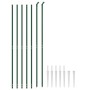 Cerca de alambre con pinchos de anclaje verde 2x10 m de vidaXL, Paneles de vallas - Ref: Foro24-154102, Precio: 169,93 €, Des...