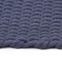 Rectangular navy blue cotton rug 80x160 cm by vidaXL, Rugs - Ref: Foro24-345125, Price: 44,07 €, Discount: %