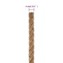 Jute rope 50 m long and 4 mm thick by vidaXL, Ropes and metal cords - Ref: Foro24-153734, Price: 12,61 €, Discount: %